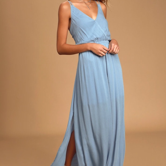 LuLu's Maxi Strappy Long Maxi Summer Dress - Picture 4 of 5